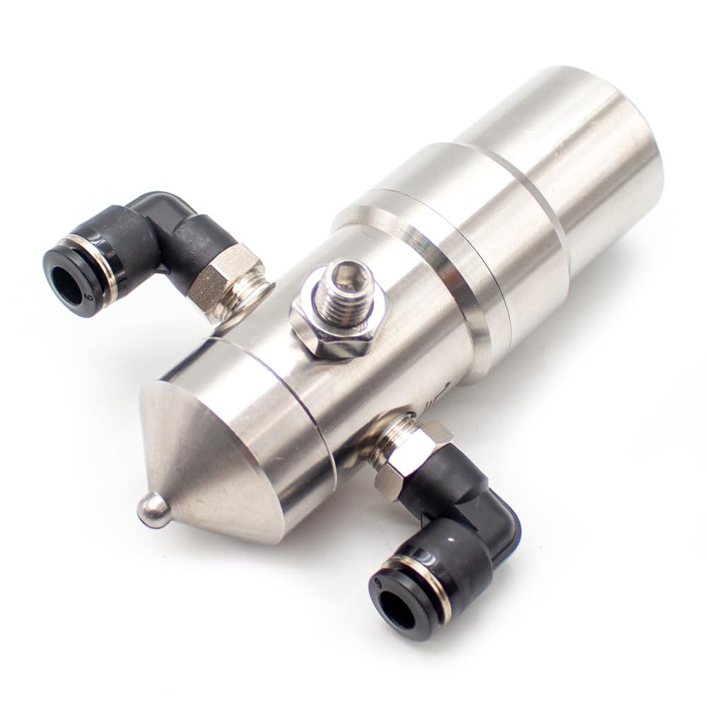 304 Stainless Steel Fluid Spray Air Atomization Nozzle Anti-Drip Air Atomizing Nozzle Corrugated Cardboard Humidification Nozzle (Fan Nozzle)