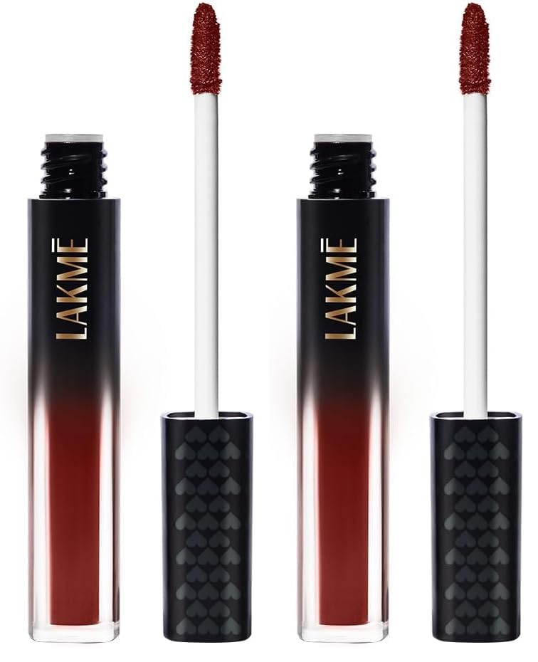 Image of LAKME Absolute Sheer Lip Mousse Lipstick 304 Chocolate Temptation 4.6g (Pack of 2)