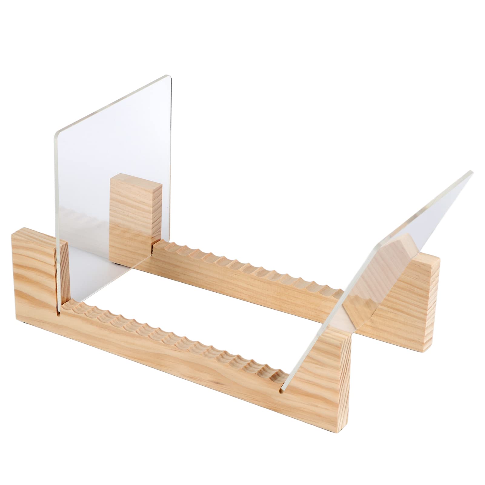 Support de rangement empilable en bois pour disques vinyles de 17 à 30,5 cm (couleur bois), Miokyclvi5gsh3ano-59