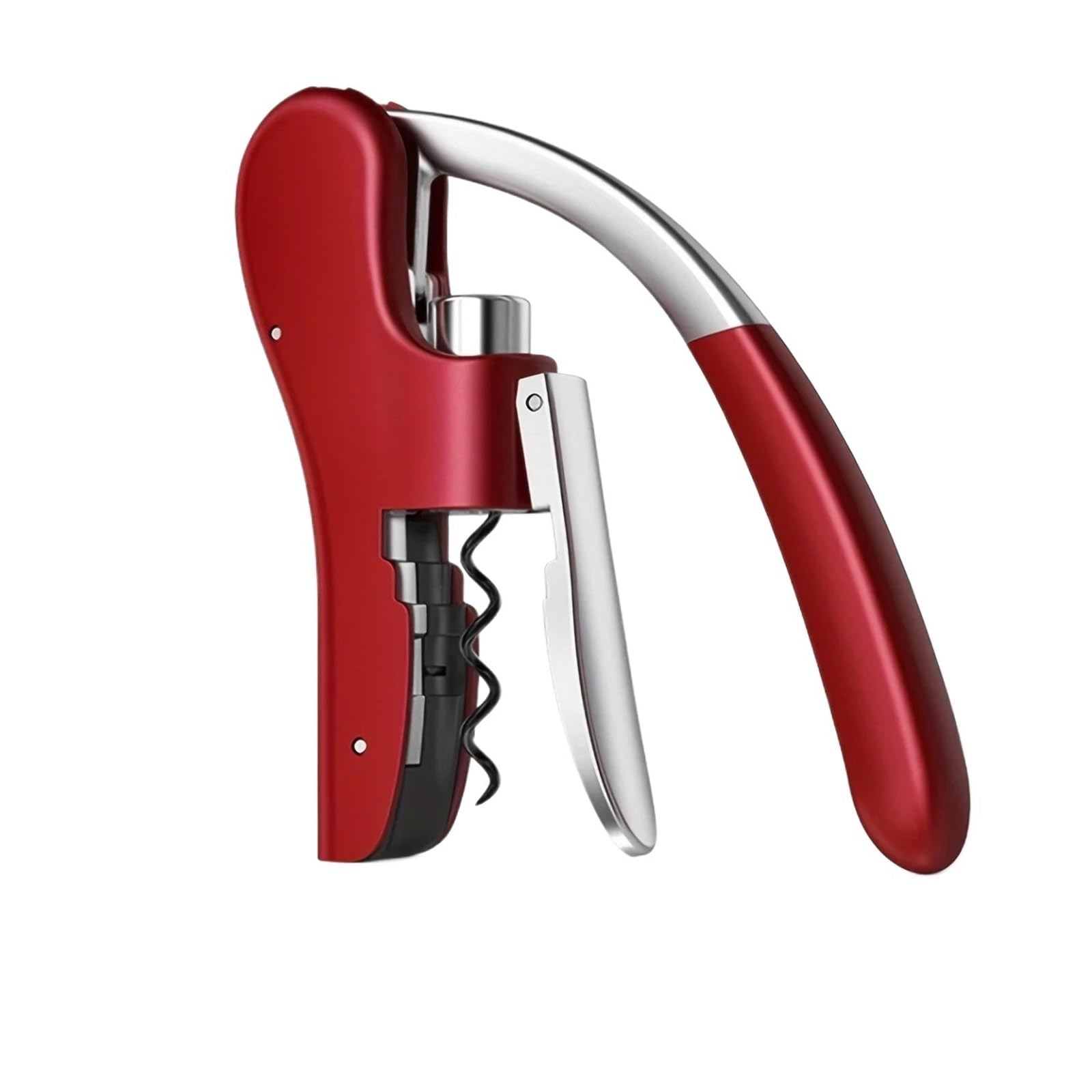 Apribottiglie Professionale: Cavatappi Facile For Camerieri, Camerieri, Baristi E Uso Domestico(Red 1pcs)