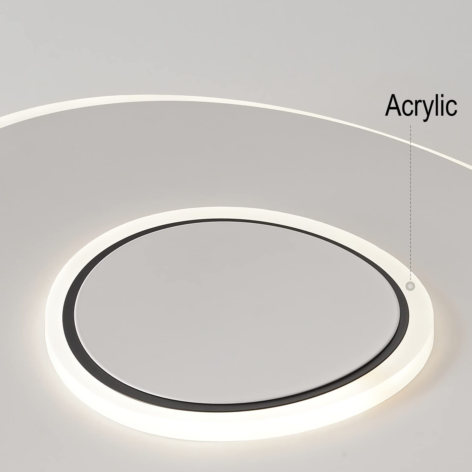 LED Lámpara de Techo Moderna Plafon LED 20W 30cm Plafón LED Redonda Blanca Moderno Blanco Frío 6000K LED Lamparas de Techo Diseño Curvo Para Cocina Dormitorio Pasillo Habitacion Comedor Balcón