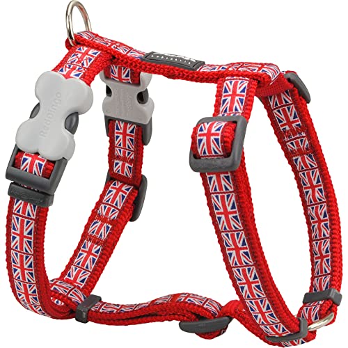 Red Dingo Union Jack Verstellbares Hundegeschirr