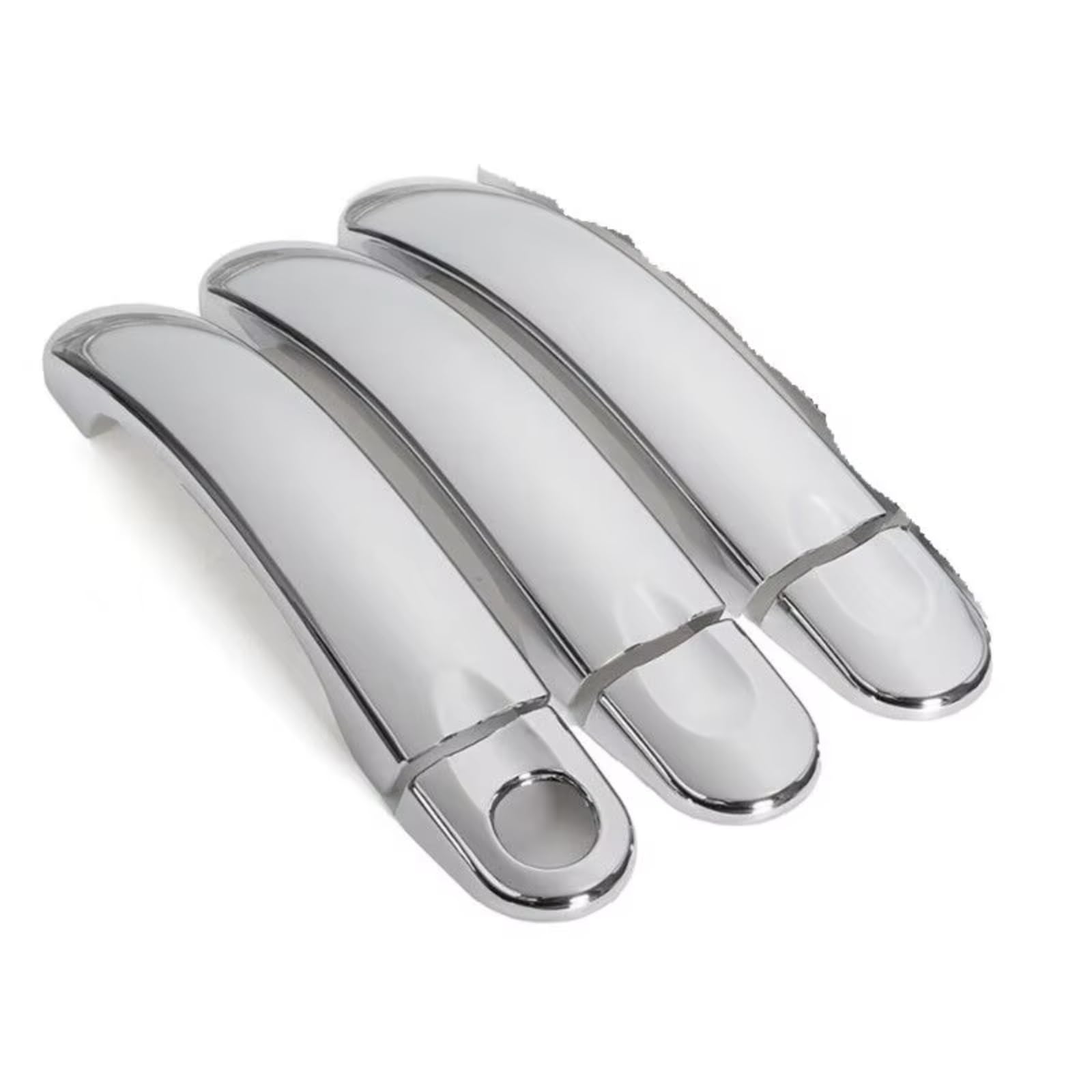 Xiaoyans A Car Exterior Door Handles For Vw For T5/6 For Transporter For Caravelle For Multivan For Californi Chrome Car Door Handle Cover Trim 3 Color(A)