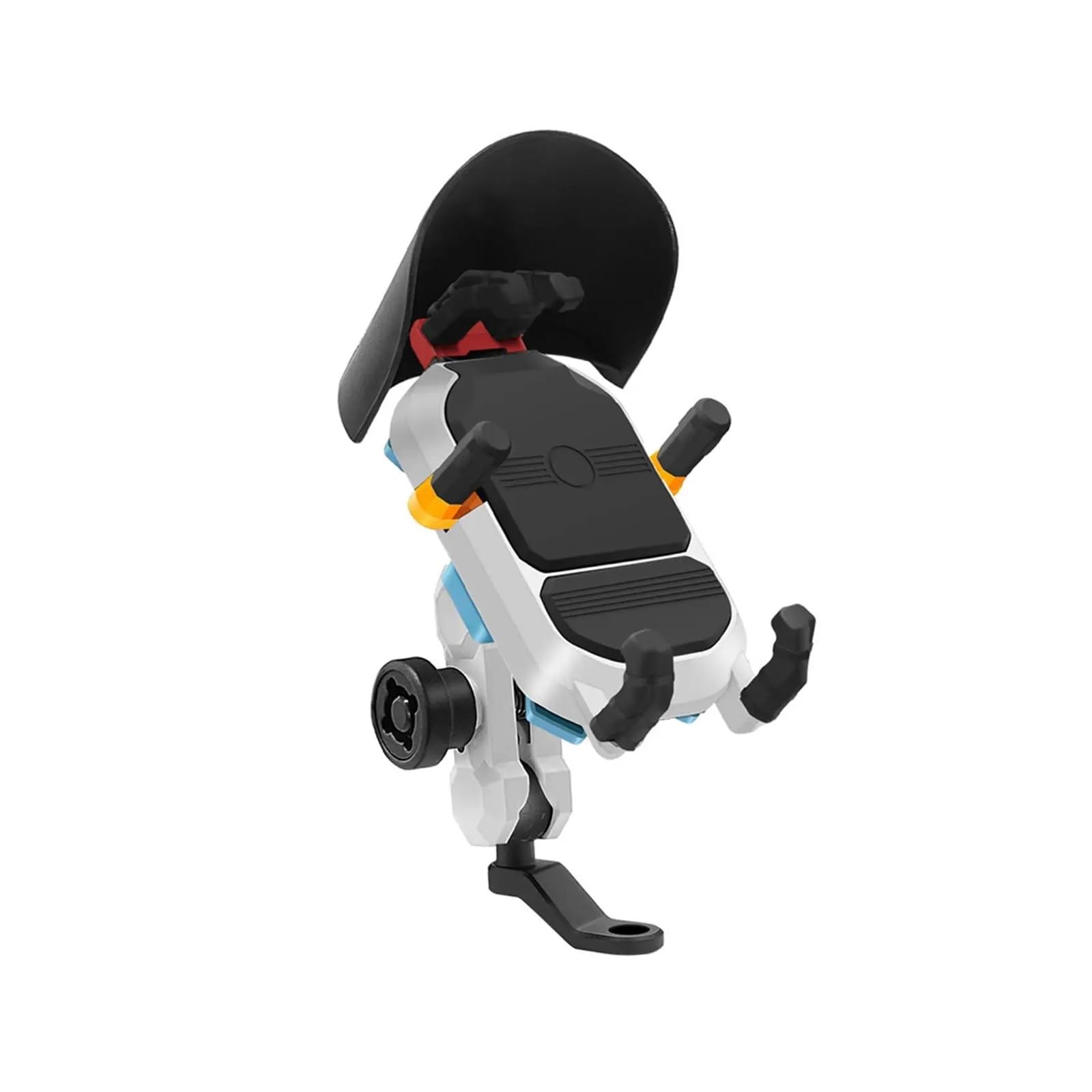 Support Téléphone Moto Support De Téléphone Moto en Silicone Absorbant Les Chocs Support Téléphone Anti-Perte pour Vélo Moto Smartphones 4,7 À 7,2 Pouces Support Telephone Velo