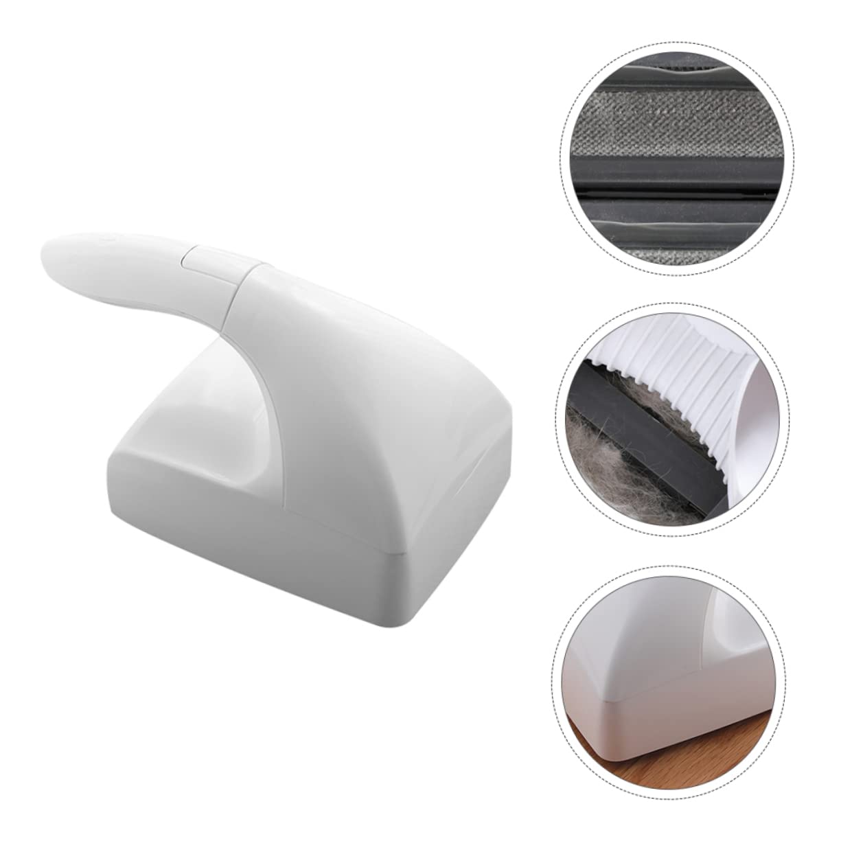FRCOLOR 2 Pièces Brosse à Poils Animaux Réutilisable pour Vêtements et Éliminateur de Cheveux de Chien avec Réservoir Capacité pour Nettoyage Facile