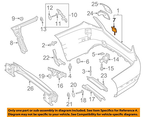 MERCEDES-BENZ 2058850256 GENUINE OEM TOW BRKT COVER