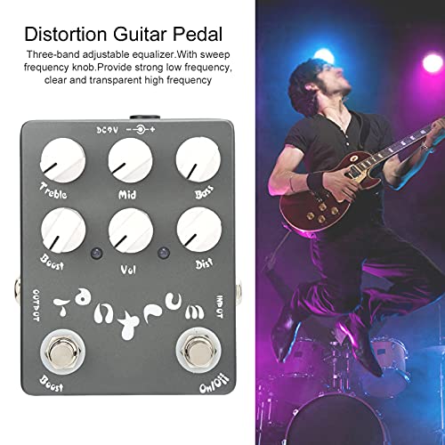 Pédale de guitare de distorsion, corps en alliage d’aluminium CP-15 Pédale d’effet de guitare de distorsion pour musique… - Les Beatles, Paul McCartney, John Lennon, RIngo Starr, George Harrison Pédale de guitare de distorsion, corps en alliage d'aluminium CP-15 Pédale d'effet de guitare de distorsion pour musique… – Image 4
