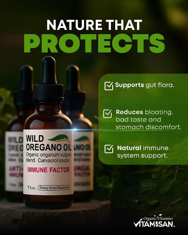 Amazon.com: Wild Oregano Oil – Natural Herbal Blend with Grape