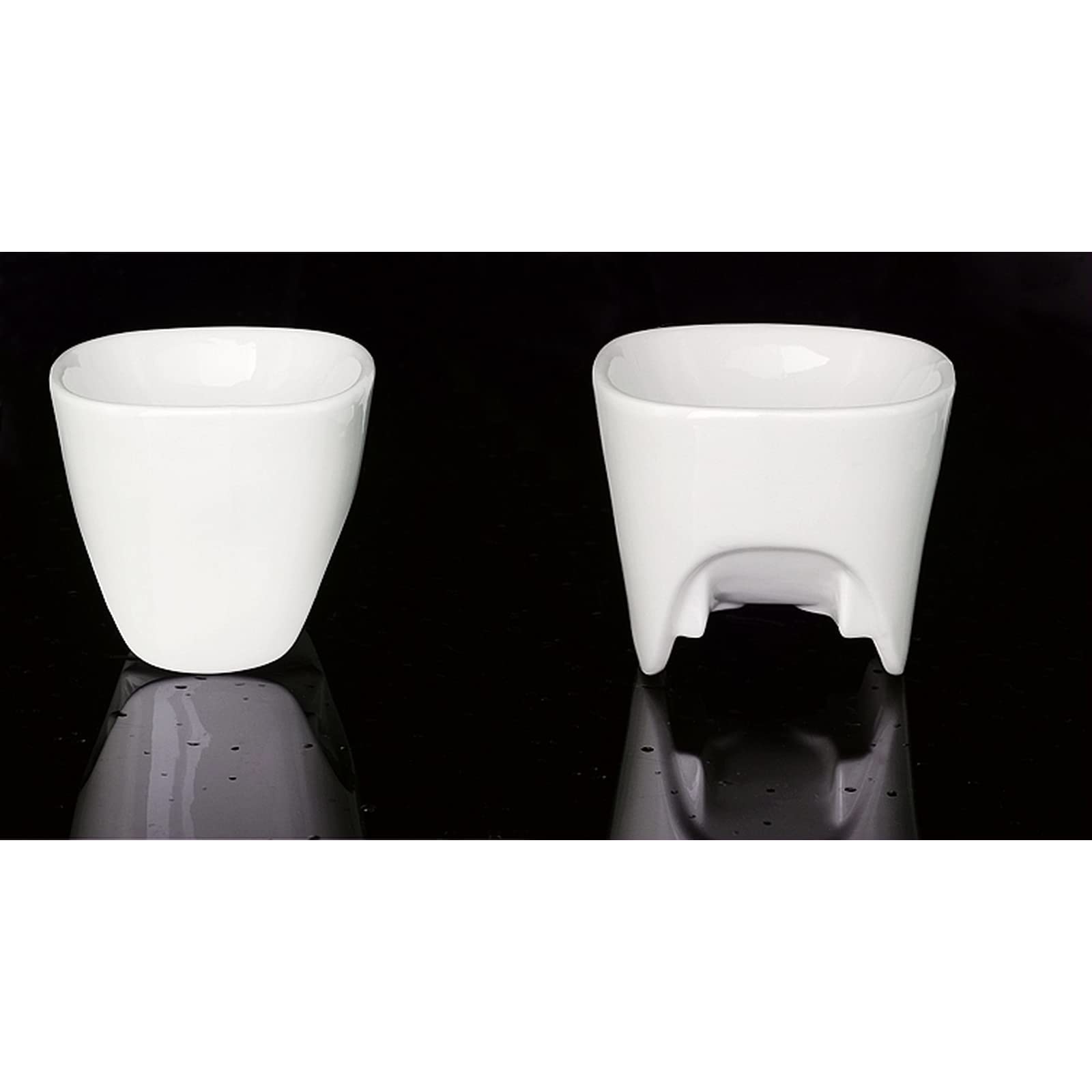 Chocolade fondue mok set met 2 vorken & theelicht wax kaars, 200ml porselein, vaatwasmachinebestendig, kaasfondueset, feestcadeau - ThumbsUp