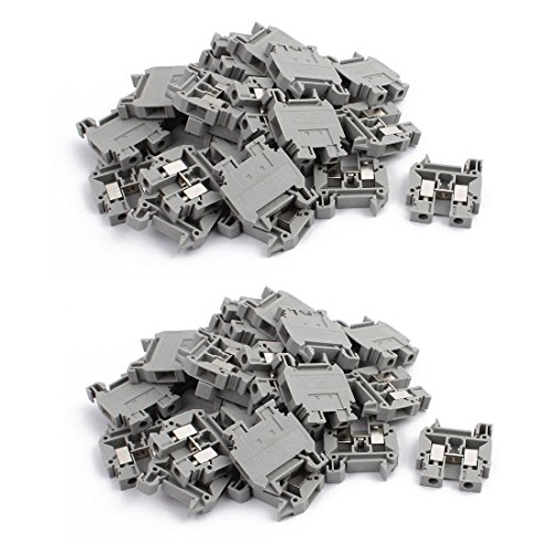 Bloques de terminales en miniatura de 500V Aexit, fijación firme de cables de 4mm2 en carril 1
