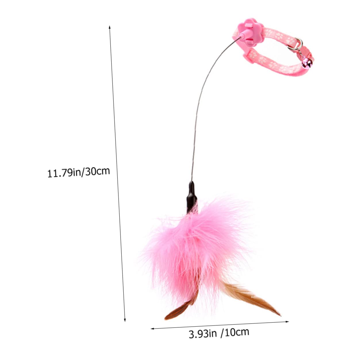 ERINGOGO 2pièces Jouet Plume pour Chat Jouet Interactif pour Chat Intérieur pour Chaton Stimule Instinct De Chasse