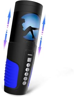 Copo elétrico masturbador automático com 7 modos de vibração e 7 modos de sucção e aquecimento de 45 graus, massagem masculina ME2
