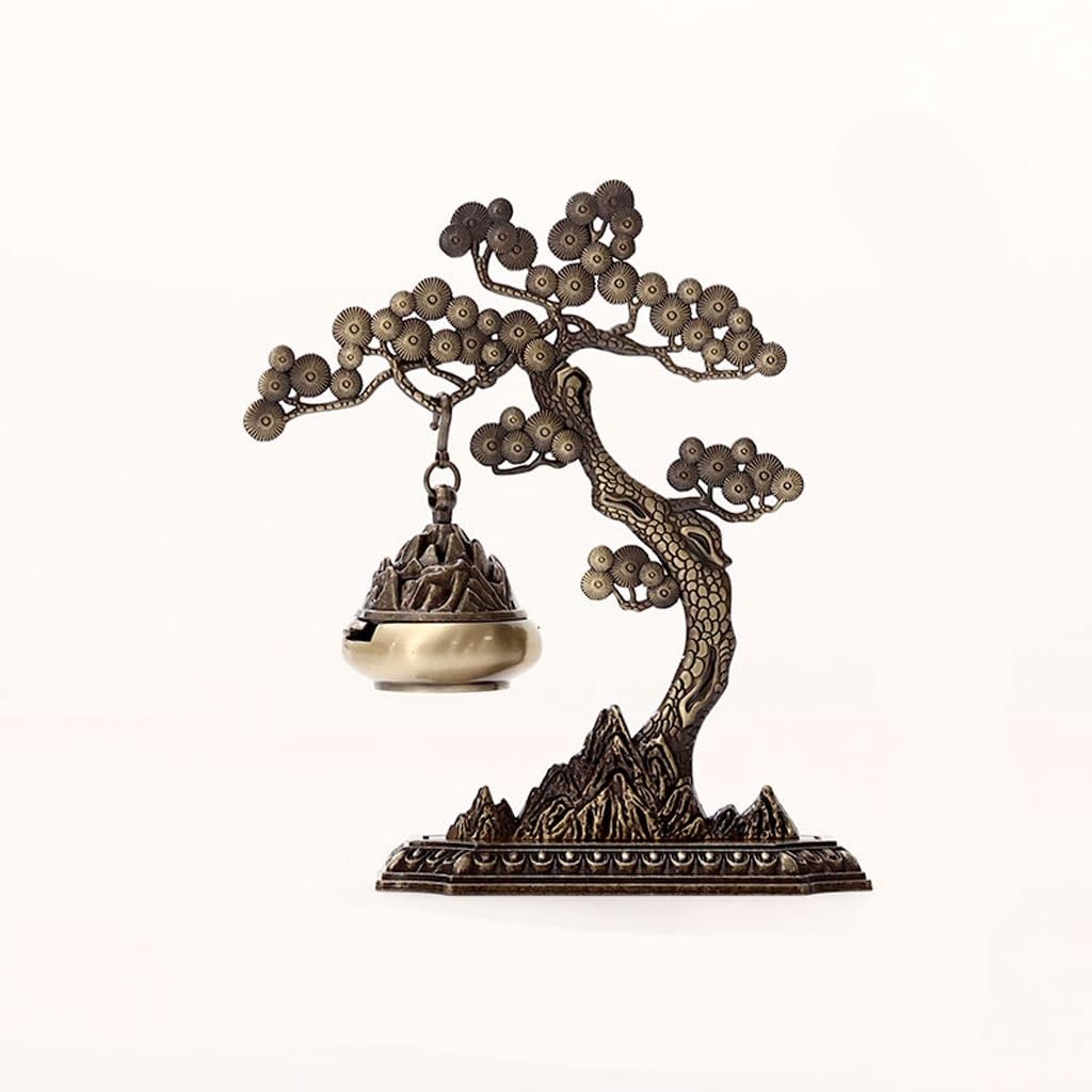 Incense Holder Base Antique Welcoming Pine Creative Aromatherapy Stove Home Incense Indoor Tea Ceremony Ornaments