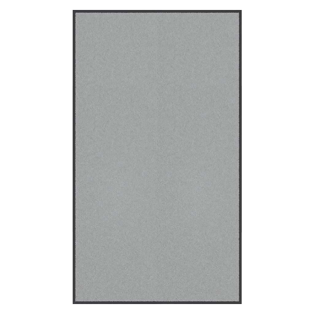 Grey Polypropylene Doormat, Non-Slip PVC Backing, 45x79 | Absorbent dirt-trapper utility rug ideal for high-traffic home entryways, hallways, and covered patios.