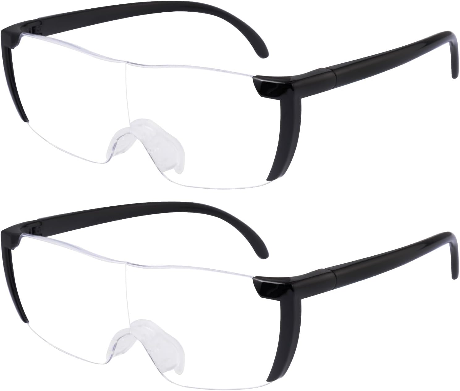 2-Pack 160% Magnifying Glasses for Crafts,...