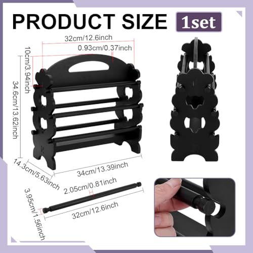 Support en bois pour scrunchies et bracelets pour sublimer votre coiffeuse