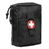 MOLLE Large Medic Pouch and attachable EMT Pouch (Black)