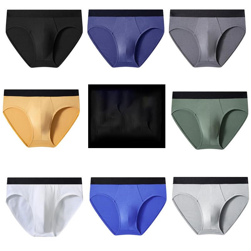 2-pack Men's Casual Comfortable Briefs Men's Low Waist Bikini Briefs Suitable For Daily Wear Multiple2