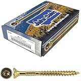 9 x 2 Gold Star Multipurpose Torx/Star Drive Wood Screw Flat Head 5 POUNDS - 585 Screws