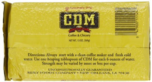 Cdm Regular Grind Automatic Drip Ground Coffee & Chicory 13 Oz. Brick (Pack Of 4) #TOP1