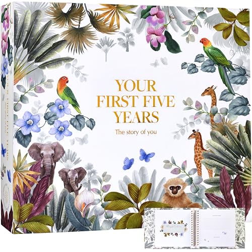 Livre de souvenirs pour bébé le cadeau de naissance idéal et mixte de 0 à 5 ans