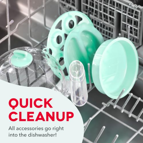 Image of Dash Deluxe Egg Cooker - Boiler, Poacher & Steamer - Includes Measuring & Recipe Guide - Dishwasher Safe - BPA Free - Holds 12 Eggs, Aqua
