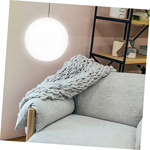 Image of SHERCHPRY Lighting Fixture Replacement Globes Neckless Top Opening Frosted Opal White Glass Lamp Shades Globe Lampshade Cover Ceiling Light Covers for Lighting 15cm