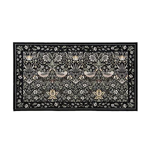 �쓇�D���Z���R�� Morris Design Studio �����X�f�U�C���X�^�W�I ���փ}�b�g ���O �������D�_ �u���b�N 67×120cm FH1709