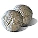 Natural White Cotton Cooking Twine 984 Feet Food Safe Kitchen Twine String for Trussing and Tying Poultry and Meat Making Sausage,Cotton Butchers Twine String,Crafts Twine