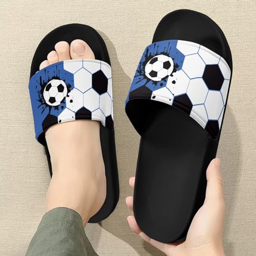 Image of Footwear for Mens Open Toe Athletic Sandals Anti-Slip Sole Slide Sandals Pillow House Flat Shoes Comfortable Slip On Slippers for Indoor & Outdoor
