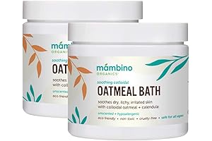 Organic Colloidal Oatmeal Bath Soak: Calming Relief for Dry, Itchy Skin | Mambino Organics