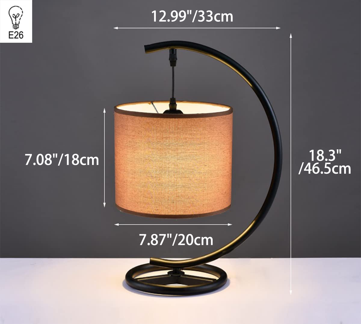 円形シェード スタンドライト ブラック 円形シェード スタンドライト ブラック