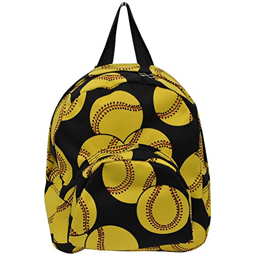 Softball Print NGIL Canvas Mini Backpack2