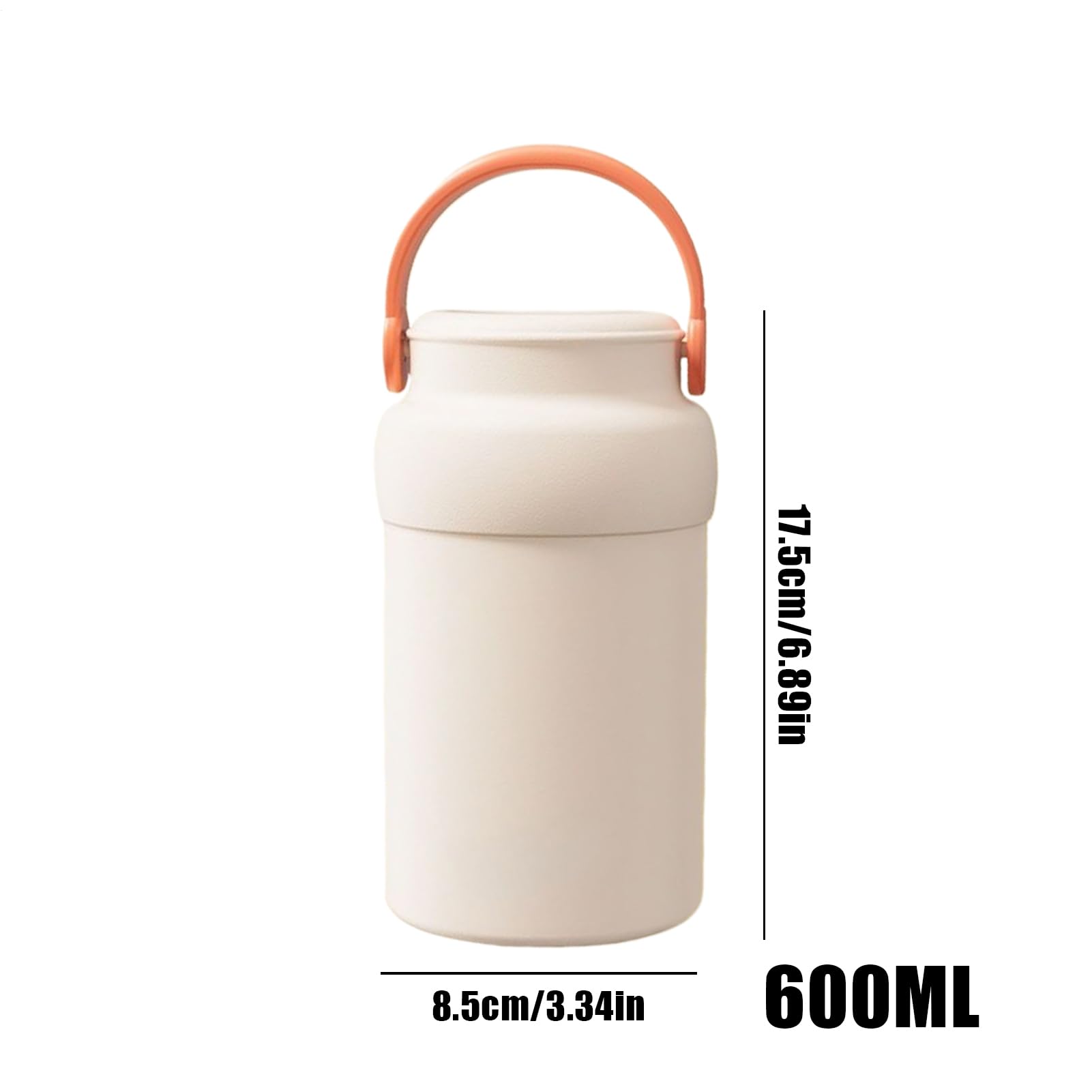 Genérico - de comida isotérmica (600 ml, impermeable, de acero