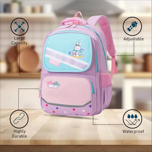 Image of Tinytot 22 Litre 17-Inch Waterproof Large School Bag for Boys & Girls, Kids School Bag, School Backpack for Girls and Boys, for Kids, Ideal for Children