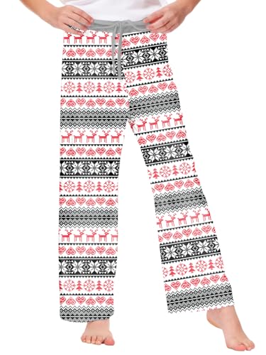 Image of Remimi Girl Boy Plaid Pants Drawstring Summer Casual Loose Bottoms 5-14 Years