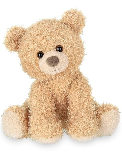 Bearington Curlie Plush Teddy Bear Stuffed Animal, 10.5 Inch