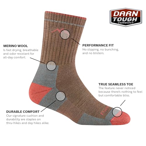 Image of Darn Tough Vermont Women Merino Wool Micro Crew Socks Cushion