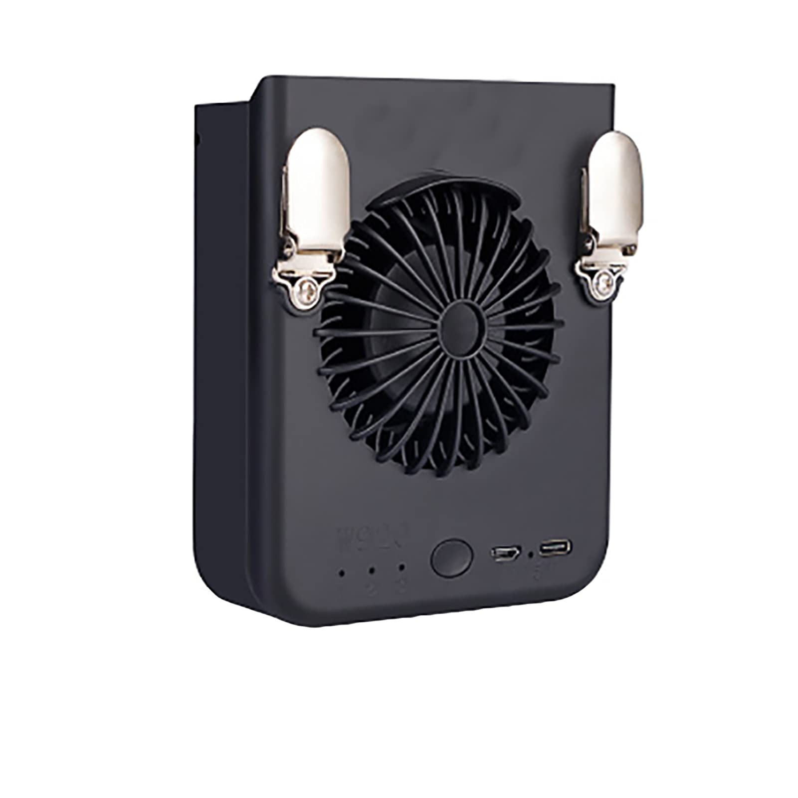 USB Charging Portable Clip-on Waist Type, Waist Hanging Small Fan, Strong Wind Around The Waist, Three-block Wind Speed, Strong Wind, (hanging Waist/Hanging Neck/Hand-held)
