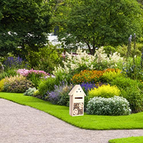 4. Promuovendo la presenza di insetti utili nel tuo giardino, puoi controllare in modo naturale i parassiti e migliorare l'equilibrio generale del tuo ecosistema esterno. Incoraggia la biodiversità e osserva le affascinanti condizioni di vita degli insetti con questo hotel per insetti ben realizzato.