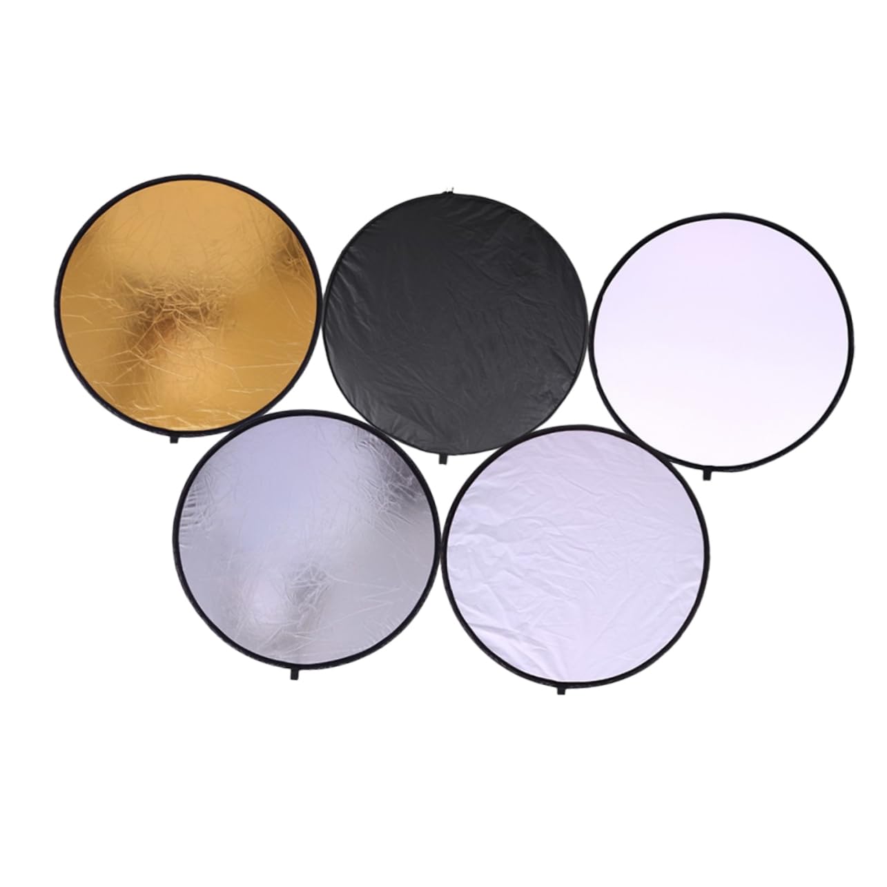 HOMOCONO 1 Set 60cm Reflector Photo Reflector Translucent Light Reflector Board Reflector Portable Reflector Board Drill Vise Foldable Light Reflector Photography Accessory Nylon Steel Wire