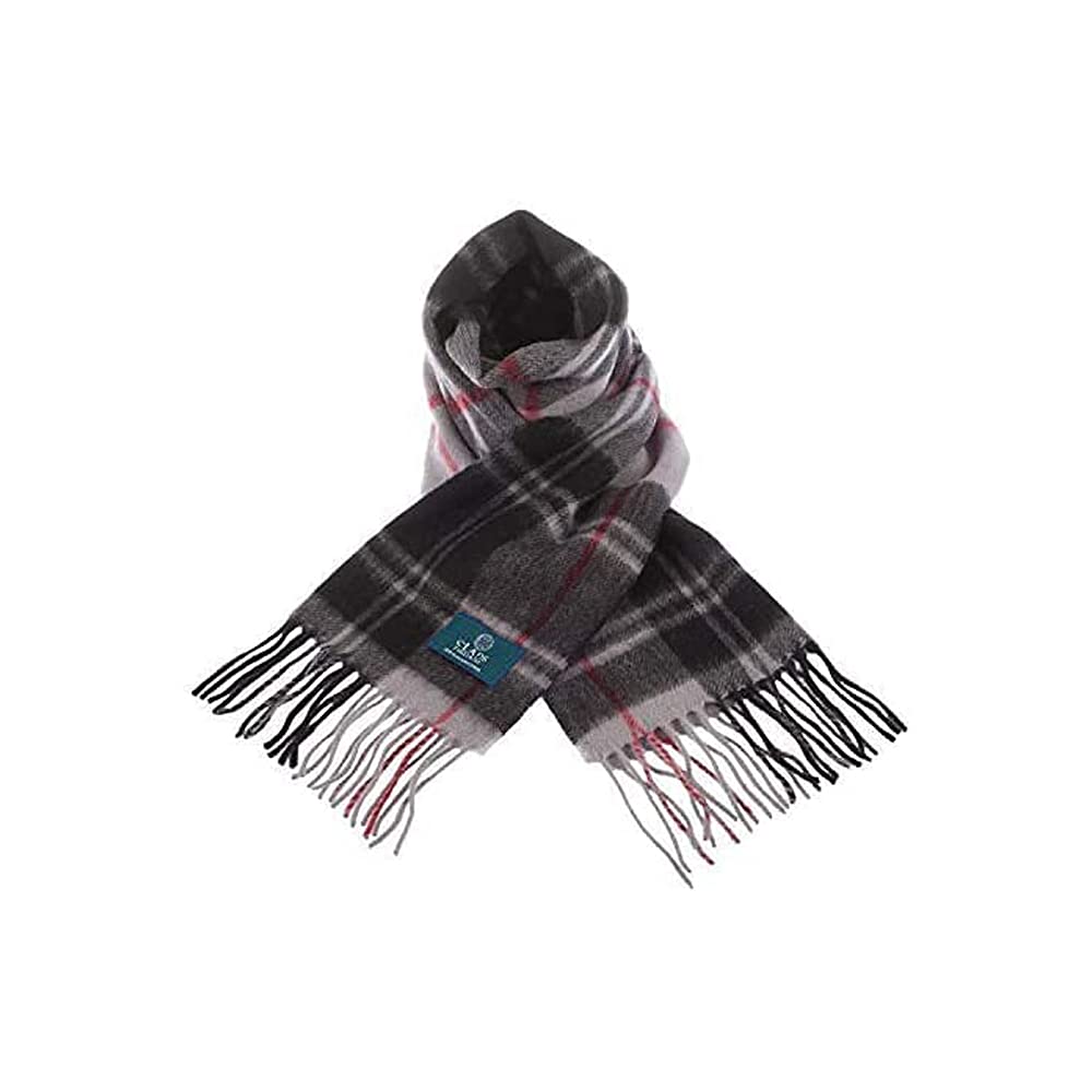 Clans Of Scotland Unisex Moffat - 100% Pure Lambswool Scottish Clan Tartan Scarf- 100% Wool - Pure Wool Tartan Scarf - In Various Tartans - Perfect For Men And Women - 12X60 Inches