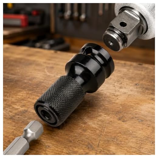 Electric Wrench Socket Adapter Set, Hex Socket Adapter Impact Converter