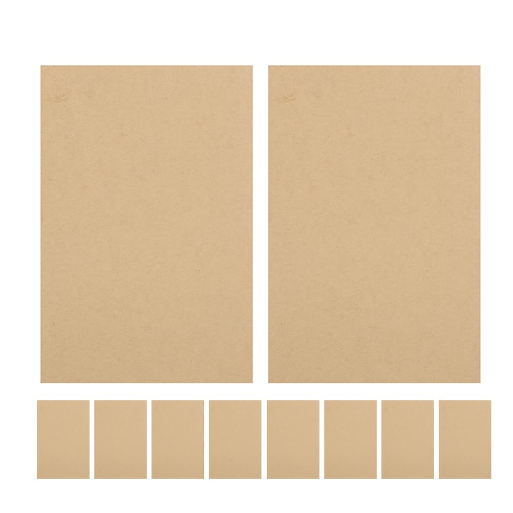 10 pezzi di quaderno di carta kraft, senza righe, senza carta autocopiante, diario di scrittura, blocco note tascabile vuoto, blocco note A5, libro fatture per viaggi di lavoro e riunioni