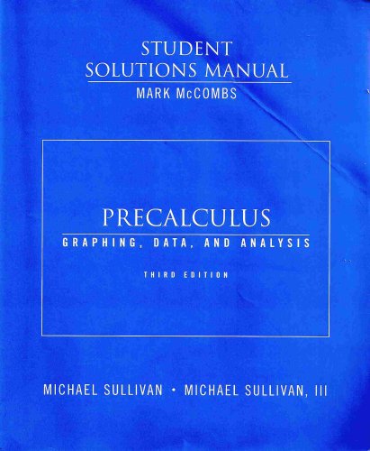 Student Solutions Manual 0131827901 Book Cover