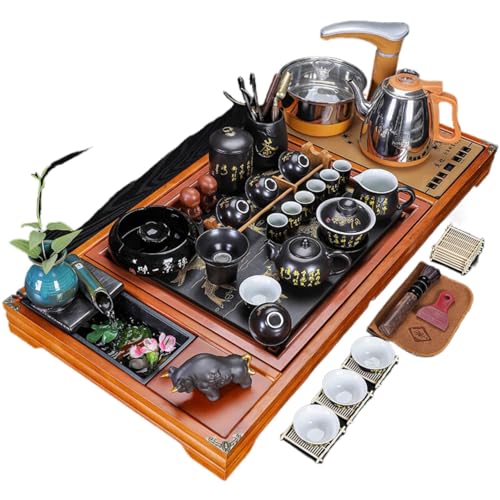 Juego de té completamente automático DFSHGDF1082 con bandeja integrada
