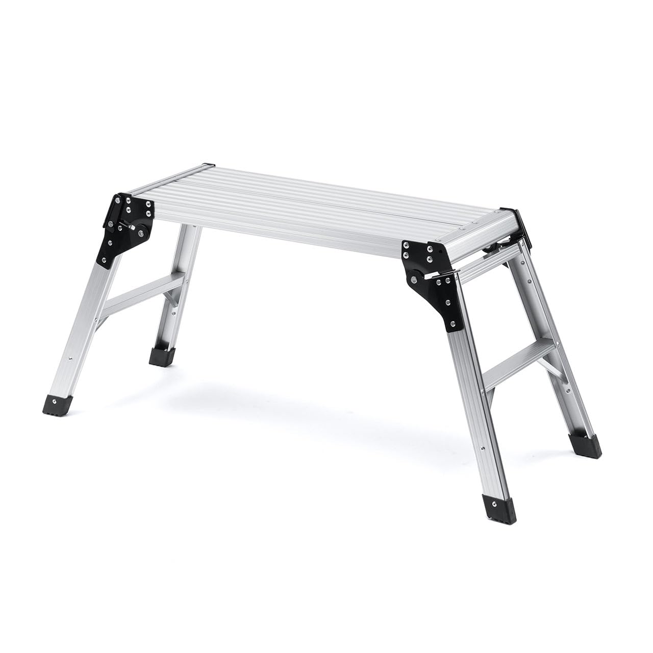 Amazon.co.jp: サンワダイレクト 脚立 洗車台 足場台 アルミ製 幅広