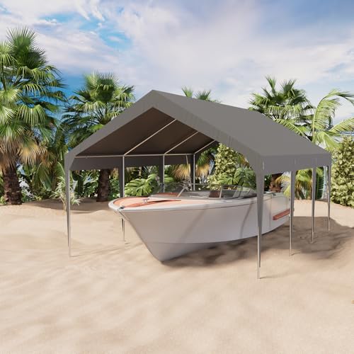 image for GarveeLife Carport 10'x20' Heavy Duty Car Canopy UV Resistant Waterpro