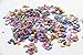 lieomo 600pcs/200g Bulk Mosaic Tile Assortment, Mixed Color Shells,Home Decoration DIY Arts & Craft (Non-Transparent)
