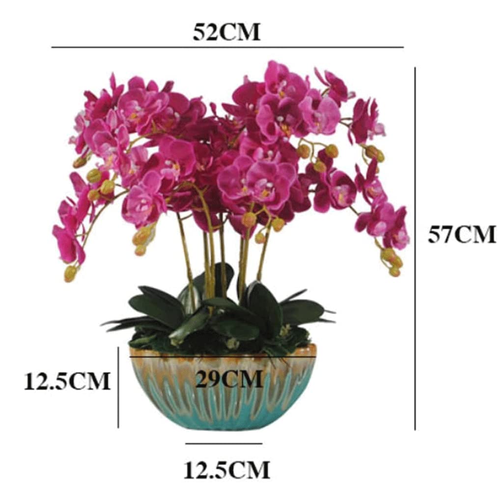 phalaenopsis künstliche blumen phalaenopsis phalaenopsis gefälschte orchideen blumentopf keramik kunstblumen groß künstliche blumen phalaenopsis pflanzenarrangement natur
